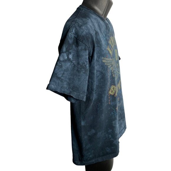 2007 Liquid Blue Lynyrd Skynyrd T Shirt M Blue Tie Dye Crewneck Short Sleeves - Picture 6 of 7